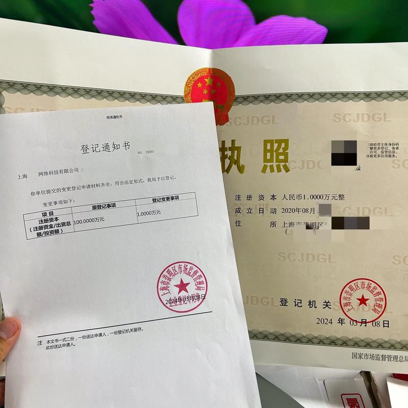 公司成功減資到1萬! #減資 #注冊資金實(shí)繳 #創(chuàng)業(yè) #五年